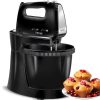 MPM 6 fokozatú tálas mixer 3L-es forgótállal Fekete 750W
