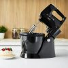 MPM 6 fokozatú tálas mixer 3L-es forgótállal Fekete 750W