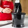 MPM 6 fokozatú tálas mixer 3L-es forgótállal Fekete 750W