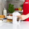 MPM 6 fokozatú kézimixer - habverő + dagasztószár Fehér 400W