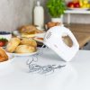 MPM 6 fokozatú kézimixer - habverő + dagasztószár Fehér 400W