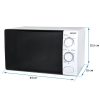 MPM mikrohullámú sütő Fehér 20L 700W
