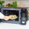 MPM 8 funkciós mikrohullámú sütő digitális kijelzővel 20L 700W