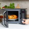 MPM 8 funkciós mikrohullámú sütő digitális kijelzővel 20L 700W