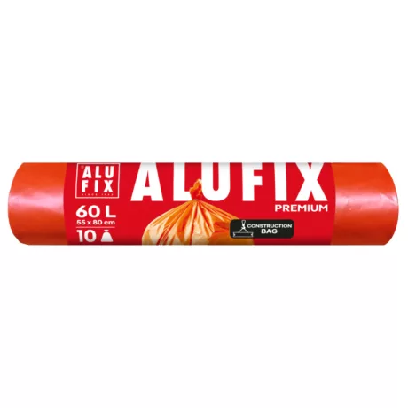 Alufix Premium sittes zsák 60L - 55*80cm, 60 mikron vastag, 10db/tek