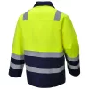 Portwest MV25 Modaflame Hi-Vis lángálló multi-norm kabát sárga-tengerészkék