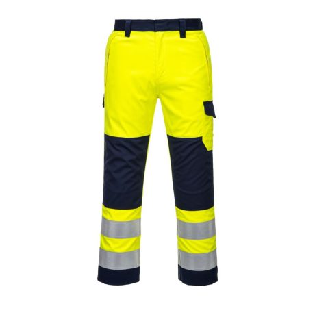 Portwest MV46 Modaflame Hi-Vis multi-norm lángálló nadrág sárga