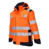 Portwest MV70 Modaflame Hi-Vis arc lángálló multi-norm kabát narancs-tengerészkék