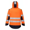 Portwest MV70 Modaflame Hi-Vis arc lángálló multi-norm kabát narancs-tengerészkék