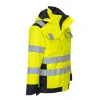 Portwest MV70 Modaflame Hi-Vis arc lángálló multi-norm kabát sárga-tengerészkék