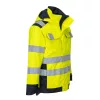 Portwest MV70 Modaflame Hi-Vis arc lángálló multi-norm kabát sárga-tengerészkék