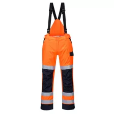   Portwest MV71 Modaflame Hi-Vis arc lángálló multi-norm nadrág narancs-tengerészkék