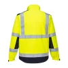 Portwest MV72 Modaflame Hi-Vis arc lángálló multi-norm kabát sárga-tengerészkék