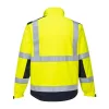 Portwest MV72 Modaflame Hi-Vis arc lángálló multi-norm kabát sárga-tengerészkék
