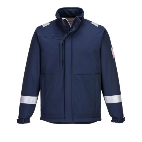 Portwest MV73 Modaflame Softshell kabát tengerészkék