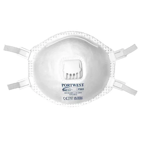 Portwest P303 FFP3 szelepes Dolomit légzésvédő maszk 10db