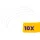 Portwest PA00 Látómező védő fólia 10db
