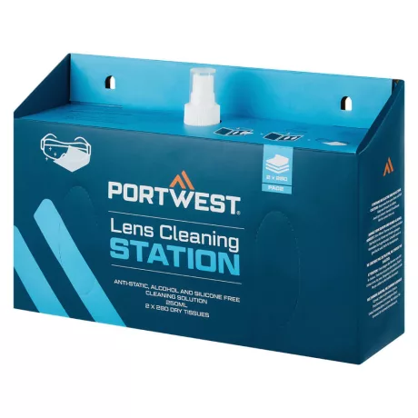 Portwest PA02 Szemüvegtisztitó állomás tisztító spray + 560db kendő