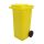 Kommunális hulladéktároló kerékkel, Sárga 120L