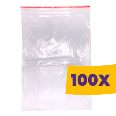 Simítózáras tasak 25x35cm 100db