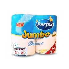   Perfex Jumbo Deluxe konyhai törlőpapír - 2 rétegű, 2 tekercs
