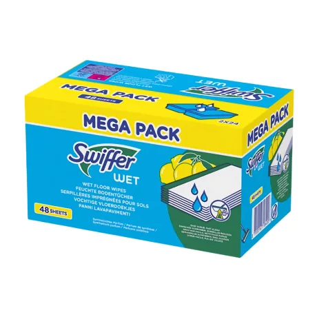 Swiffer Sweeper nedves padlótörlő kendő utántöltő 48db