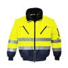 Portwest PJ50 Hi-Vis 3 az 1-ben pilóta kabát sárga-tengerészkék