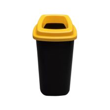   Plafor Sort szelektív hulladékgyűjtő szemetes Fekete-Sárga 28L