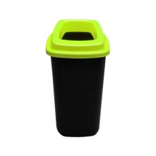   Plafor Sort szelektív hulladékgyűjtő szemetes Fekete-Zöld 28L