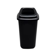   Plafor Sort szelektív hulladékgyűjtő szemetes Fekete-Fekete 28L