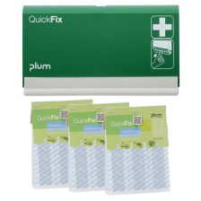   Plum 5509 QuickFix Kimutatható fémszálas hosszú sebtapasz 3x30db - ajándék adagolóval!