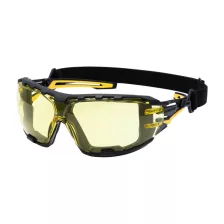   Portwest PR02 Anthracite Wraparound Plus védőszemüveg sárga