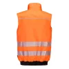 Portwest PW302 PW3 Hi-Vis 3 az 1-ben pilóta kabát narancs-fekete