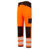 Portwest PW303 PW3 Hi-Vis könnyű stretch nadrág narancs-fekete