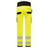 Portwest PW303 PW3 Hi-Vis könnyű stretch nadrág sárga-fekete