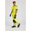 Portwest PW310 PW3 Hi-Vis V-nyakú póló sárga-fekete