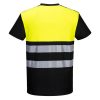 Portwest PW311 PW3 Hi-Vis póló fekete-sárga