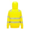 Portwest PW321 PW321 Hi-Vis téli cipzáras pulóver sárga