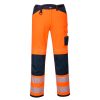 Portwest PW340 PW3 Hi-Vis nadrág narancs-tengerészkék