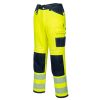 Portwest PW340 PW3 Hi-Vis nadrág sárga-tengerészkék