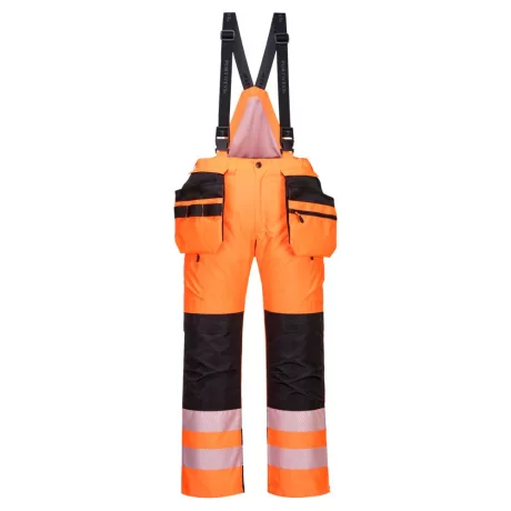 Portwest PW351 PW3 Hi-Vis téli nadrág narancs-fekete