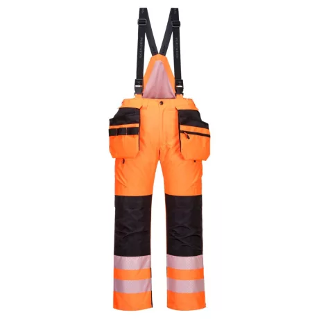 Portwest PW351 PW3 Hi-Vis téli nadrág narancs-fekete