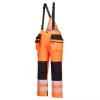Portwest PW351 PW3 Hi-Vis téli nadrág narancs-fekete