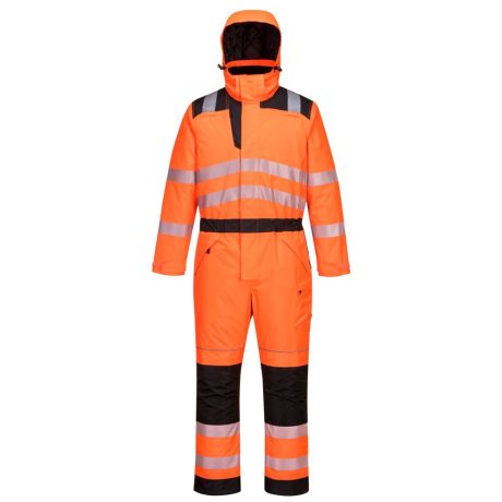 Portwest PW352 PW3 Hi-Vis téli overál narancs-fekete
