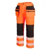 Portwest PW356 PW3 Hi-Vis kantáros nadrág narancs-fekete
