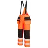 Portwest PW356 PW3 Hi-Vis kantáros nadrág narancs-fekete