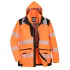 Portwest PW367 PW3 Hi-Vis 5 az 1-ben télikabát narancs-fekete