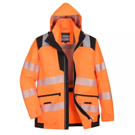 Portwest PW367 PW3 Hi-Vis 5 az 1-ben télikabát narancs-fekete