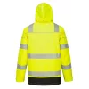 Portwest PW367 PW3 Hi-Vis 5 az 1-ben télikabát sárga-fekete