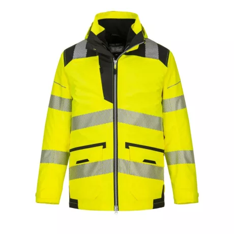 Portwest PW367 PW3 Hi-Vis 5 az 1-ben télikabát sárga-fekete